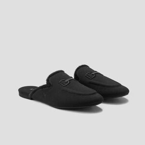 VIVAIA Round-Toe Fluffy Patterned Mules (Erica) EU 39 / US 8‎